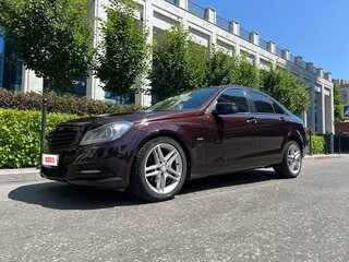 2011 Mercedes-Benz C-Класс 180 BlueEFFICIENCY III (W204) Рестайлинг, коричневый, 1050000 рублей, вид 1