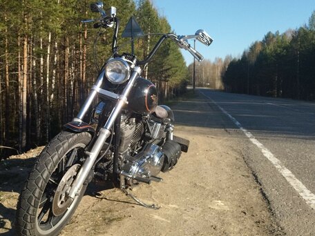 1995 Harley-Davidson Dyna Low Rider, чёрный, 650000 рублей, вид 5