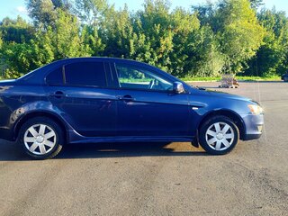 2008 Mitsubishi Lancer X, синий, 530000 рублей, вид 4