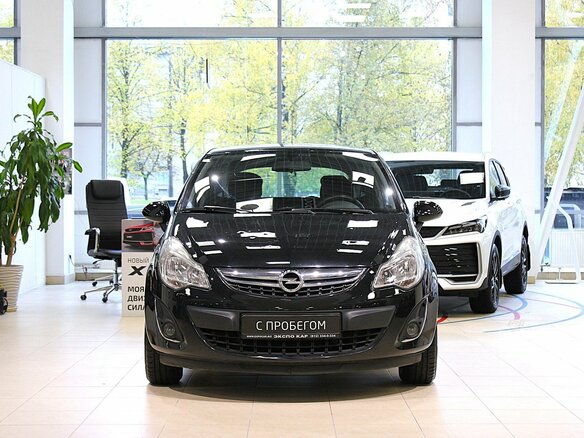 2012 Opel Corsa D Рестайлинг II, чёрный, 560000 рублей - вид 1