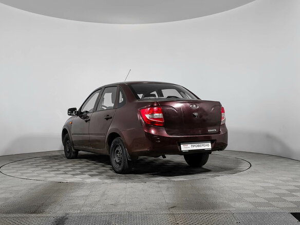 2014 Lada (ВАЗ) Granta I, красный, 249000 рублей - вид 6