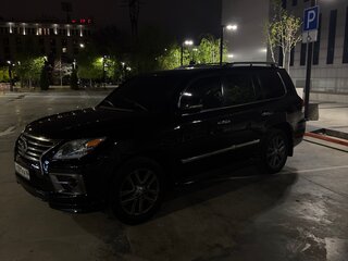 2014 Lexus LX 570 III Рестайлинг, чёрный, 4150000 рублей, вид 3