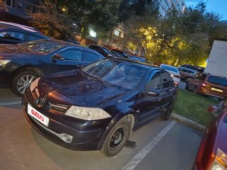 2008 Renault Megane II Рестайлинг, синий, 400000 рублей, вид 2