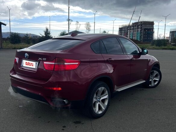 2008 BMW X6 50i 6-speed I (E71), красный, 1599999 рублей - вид 1