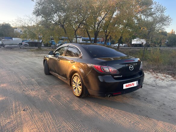 2008 Mazda 6 II (GH), чёрный, 650000 рублей - вид 3