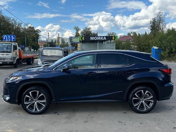 2021 Lexus RX 350L IV Рестайлинг, синий, 5499000 рублей - вид 4