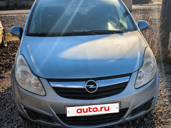 2007 Opel Corsa D, голубой, 220000 рублей