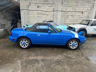 1989 Mazda MX-5 I (NA), синий, 1390000 рублей, вид 4