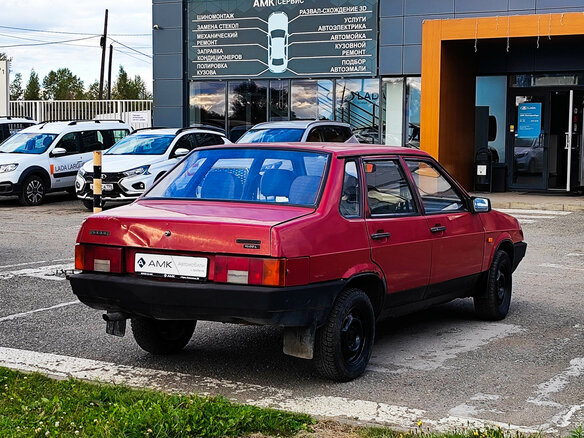 1998 Lada (ВАЗ) 21099, красный - вид 6