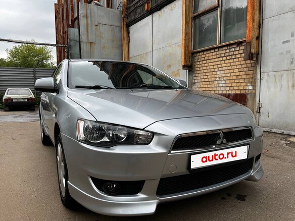 2008 Mitsubishi Lancer X, серебристый, 620000 рублей