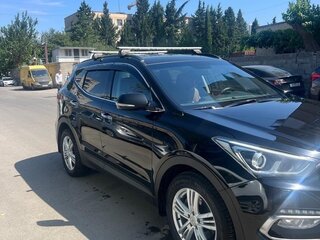 2017 Hyundai Santa Fe III Рестайлинг, чёрный, 2400000 рублей, вид 3