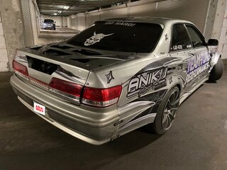 1996 Toyota Mark II VIII (X100), серебристый, 1300000 рублей, вид 4