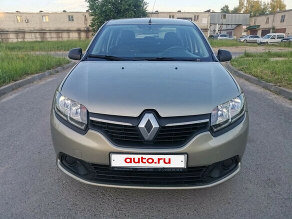 2016 Renault Logan II, бежевый, 450000 рублей - вид 2