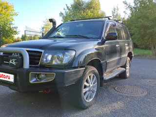 2006 Toyota Land Cruiser 100 Series Рестайлинг 2, чёрный, 2500000 рублей, вид 1