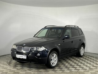 2007 BMW X3 25i I (E83) Рестайлинг, чёрный, 1150000 рублей, вид 1