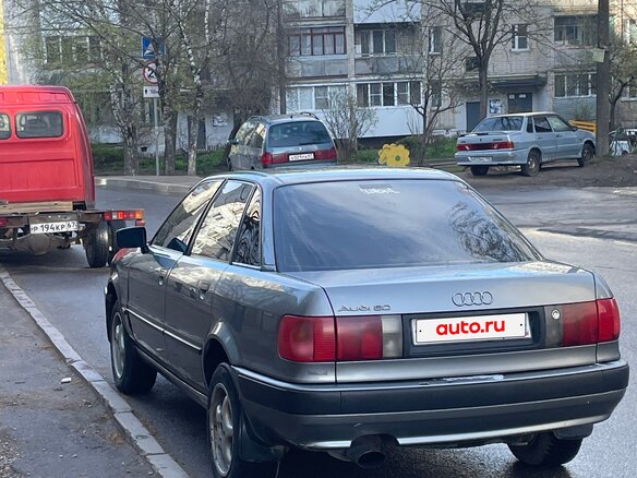 1991 Audi 80 V (B4), серый, 370000 рублей - вид 7