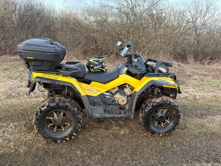 2011 BRP Can-Am Outlander 650, жёлтый, 800000 рублей, вид 4
