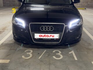 2009 Audi A3 II (8P) Рестайлинг 2, чёрный, 785000 рублей, вид 3
