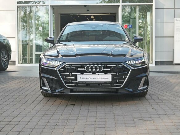 2026 Audi A7 L 45 TFSI II (4K), чёрный - вид 2
