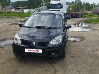 2008 Renault Scenic II Рестайлинг, чёрный, 450000 рублей, вид 1