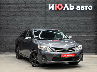 2011 Toyota Corolla X (E140, E150) Рестайлинг, чёрный, 970000 рублей, вид 3