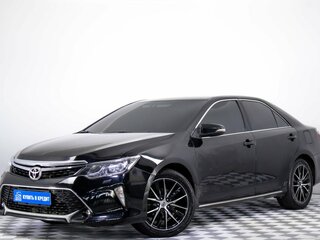 2014 Toyota Camry VII (XV50), чёрный, 1669000 рублей, вид 3