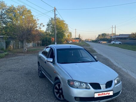 2003 Nissan Almera II (N16), серебристый, 265000 рублей, вид 2