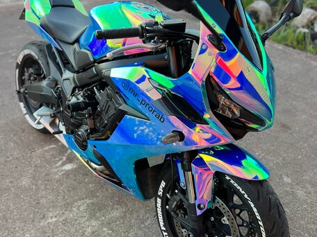 2023 Honda CBR 650R, фиолетовый, 1590000 рублей, вид 4