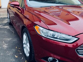2015 Ford Fusion (North America) II, красный, 1300000 рублей, вид 2