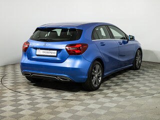 2016 Mercedes-Benz A-Класс 180 III (W176) Рестайлинг, голубой, 1499700 рублей, вид 5