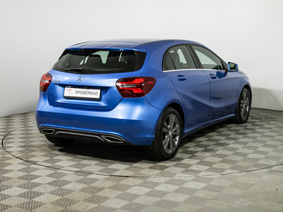 2016 Mercedes-Benz A-Класс 180 III (W176) Рестайлинг, голубой - вид 4