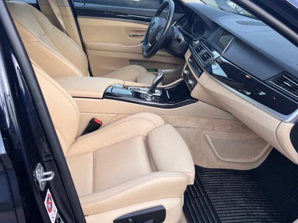 2015 BMW 5 серии 520d VI (F10/F11/F07) Рестайлинг, синий, 2700000 рублей - вид 11