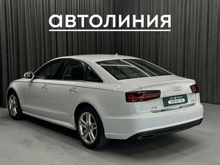 2015 Audi A6 IV (C7) Рестайлинг, белый, 1770000 рублей, вид 4