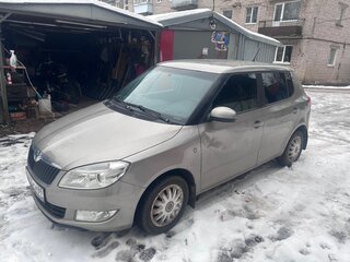 2012 Skoda Fabia II Рестайлинг, бежевый, 520000 рублей, вид 3