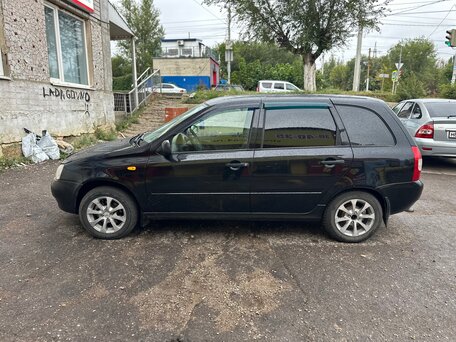 2010 Lada (ВАЗ) Kalina I, чёрный, 220000 рублей, вид 2