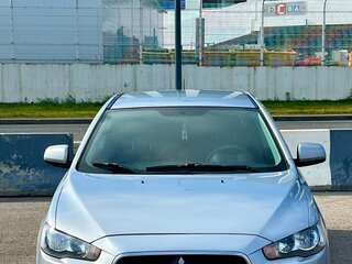 2014 Mitsubishi Lancer X Рестайлинг, серебристый, 910000 рублей, вид 2