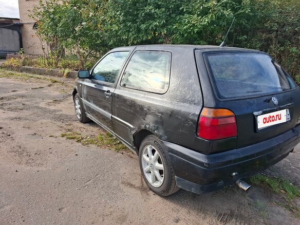 1997 Volkswagen Golf III, чёрный - вид 4