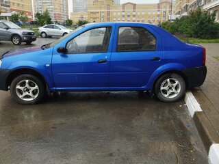 2008 Renault Logan I, синий, 499000 рублей, вид 4