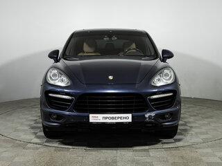 2011 Porsche Cayenne Turbo II (958), синий, 2130000 рублей, вид 2