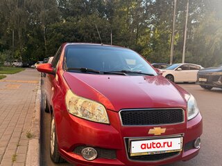 2009 Chevrolet Aveo I Рестайлинг, красный, 475000 рублей, вид 2