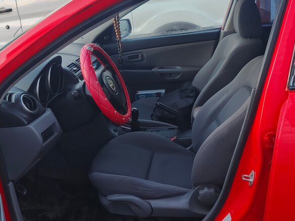 2007 Mazda 3 I (BK) Рестайлинг, красный, 340000 рублей - вид 6