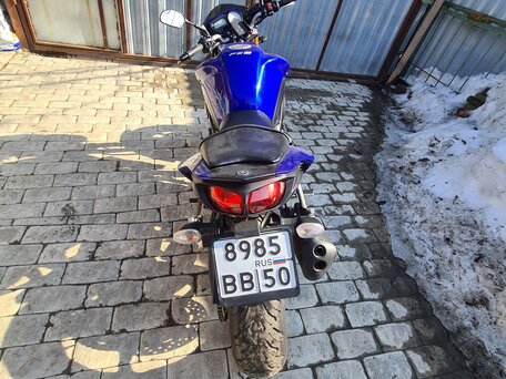 2010 Yamaha FZ8, синий, 585000 рублей, вид 4