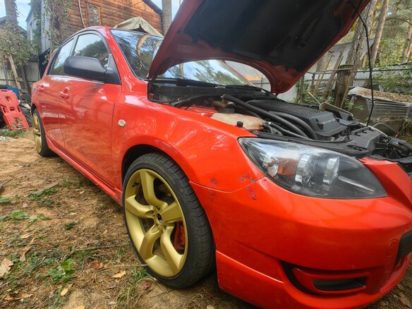 2008 Mazda 3 MPS I, красный, 630000 рублей - вид 5