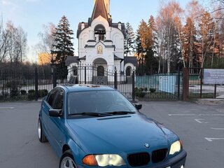 2001 BMW 3 серии 325i IV (E46), синий, 530000 рублей, вид 1