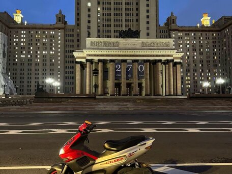 2003 Gilera VXR180 Runner, красный, 410000 рублей, вид 2