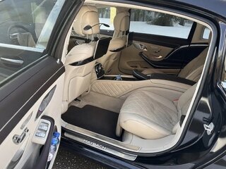 2017 Mercedes-Benz Maybach S-Класс 560 I (X222) Рестайлинг, чёрный, 6500000 рублей, вид 2