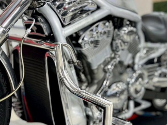 2003 Harley-Davidson V-Rod, серебристый, 1190000 рублей - вид 6