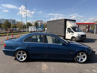 2001 BMW 5 серии 525i IV (E39) Рестайлинг, синий, 450000 рублей, вид 2