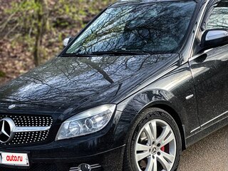 2008 Mercedes-Benz C-Класс 180 Kompressor III (W204), чёрный, 950000 рублей, вид 2