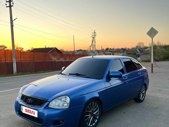 2009 Lada (ВАЗ) Priora I, синий, 250000 рублей